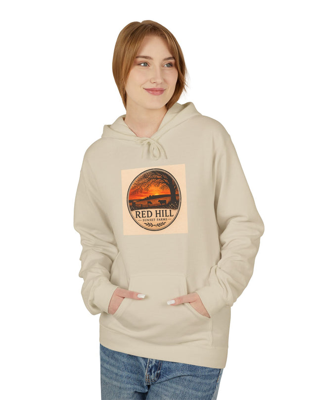 "Red Hill Sunset Farms" Unisex Midweight Softstyle Fleece Hoodie