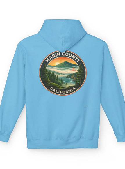 "Marin County, Above the Fog- no text" Unisex Midweight Softstyle Fleece Hoodie