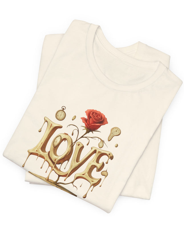 "Love - Salvador Dali Style" Unisex Jersey Short Sleeve Tee