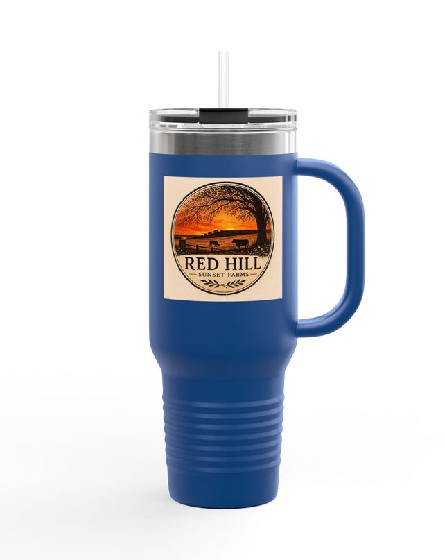 "Red Hill Sunset Farms" Insulated Travel Mug, 40oz