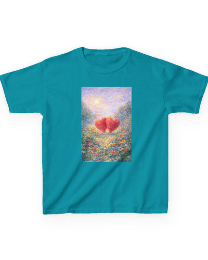 "Valentine's Day - Monet Style" Kids Heavy Cotton Tee