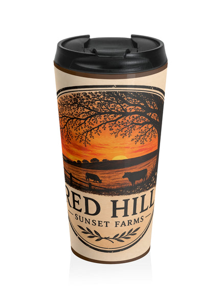 "Red Hill Sunset Farms" Stainless Steel Travel Mug