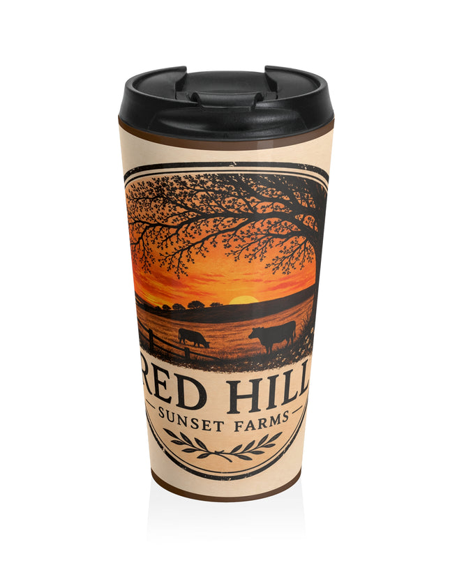 "Red Hill Sunset Farms" Stainless Steel Travel Mug