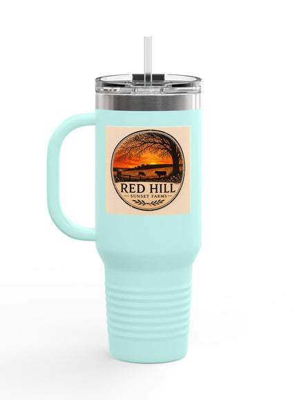 "Red Hill Sunset Farms" Insulated Travel Mug, 40oz
