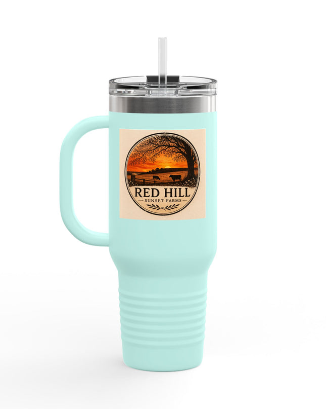 "Red Hill Sunset Farms" Insulated Travel Mug, 40oz