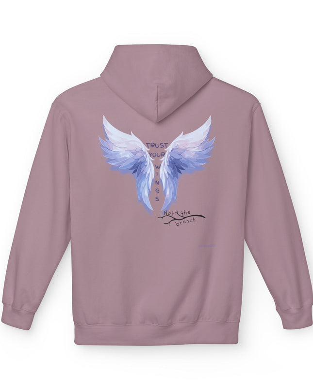 "Trust your Wings, Not the Branch" Unisex Midweight Softstyle Fleece Hoodie