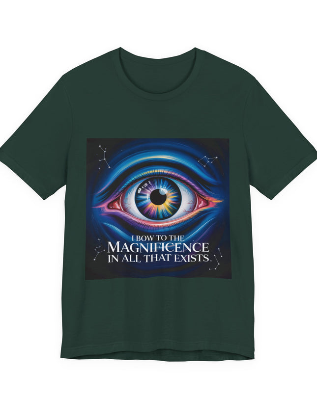 "I Bow to the Magnificence in all that Exists" Men's and Women's Jersey Short Sleeve Tee