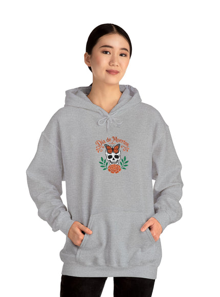 "Día de Muertos" Unisex Heavy Blend Hooded Embroidered Sweatshirt