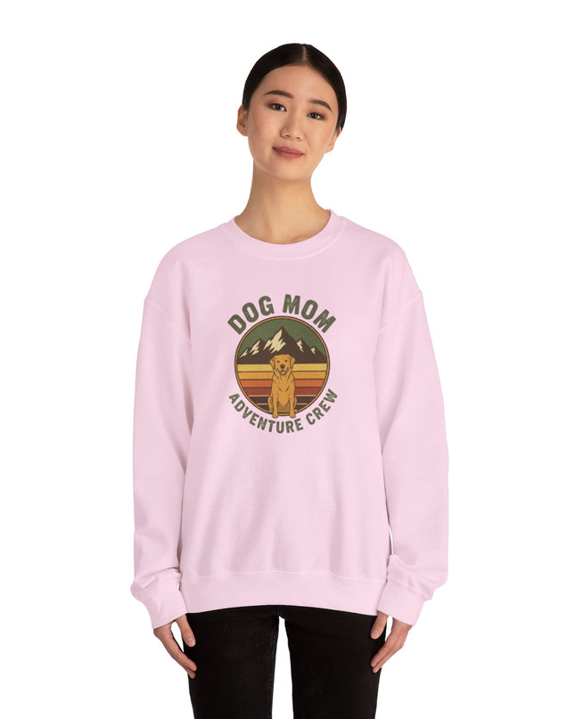 "Dog Mom Adventure Crew" Unisex Adult Sweatshirt