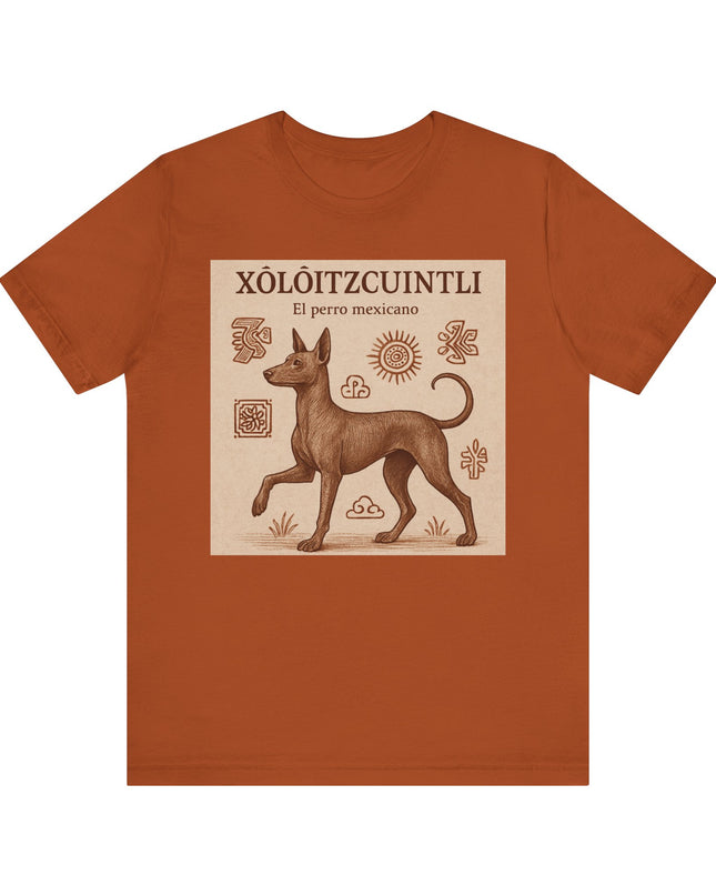 "Xoloitzcuintli - el perro mexicano" Unisex Jersey Short Sleeve Tee