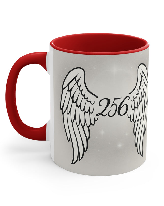 "Celestial Angel Wings 256" Accent Mug