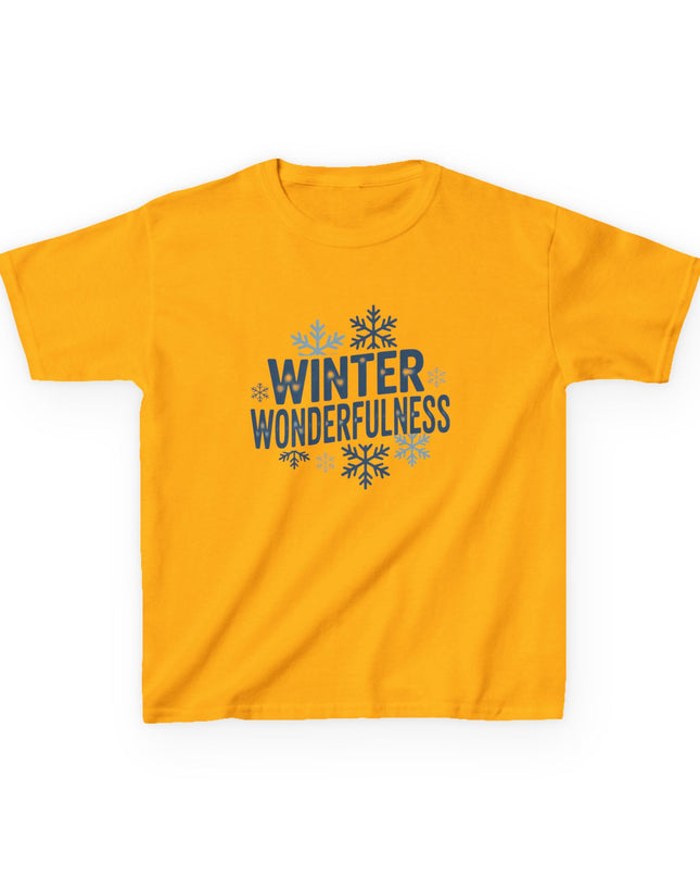 "Winter Wonderfulness" Kids Heavy Cotton Tee