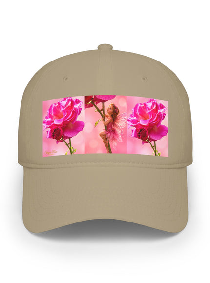 "Fairy Rose" Low Profile Baseball Cap