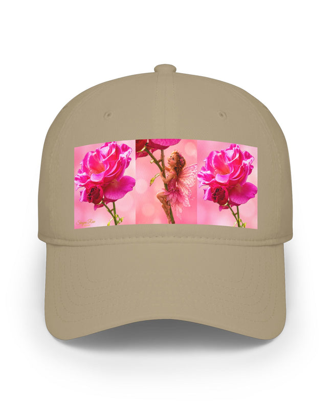 "Fairy Rose" Low Profile Baseball Cap