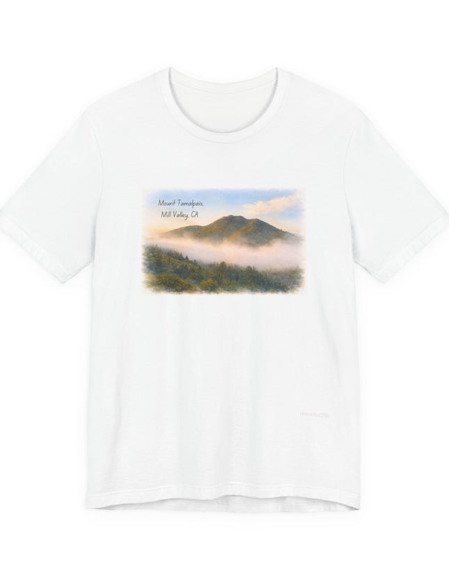 "Mount Tamalpais, Mill Valley, California" Unisex Jersey Short Sleeve Tee