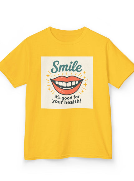 "Smile" Kids Heavy Cotton Tee
