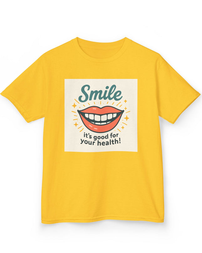 "Smile" Kids Heavy Cotton Tee