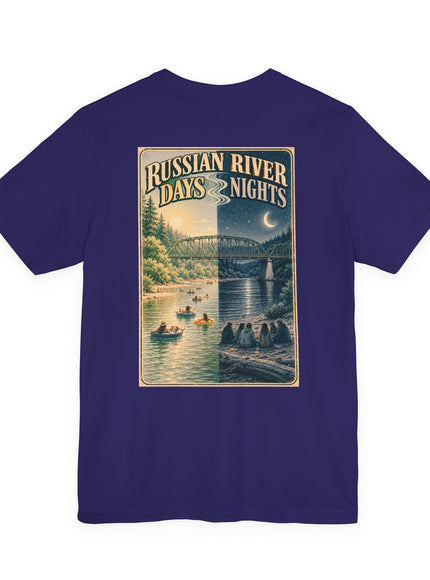 "Russian River Days, Russian River Nights" Unisex Jersey Short Sleeve Tee