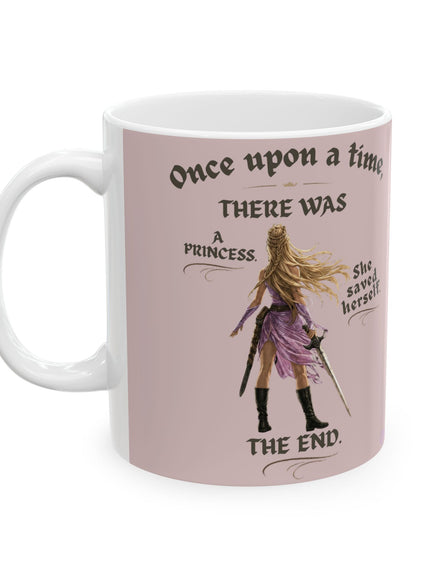 "She Saved Herself" Ceramic Mug, (11oz, 15oz)