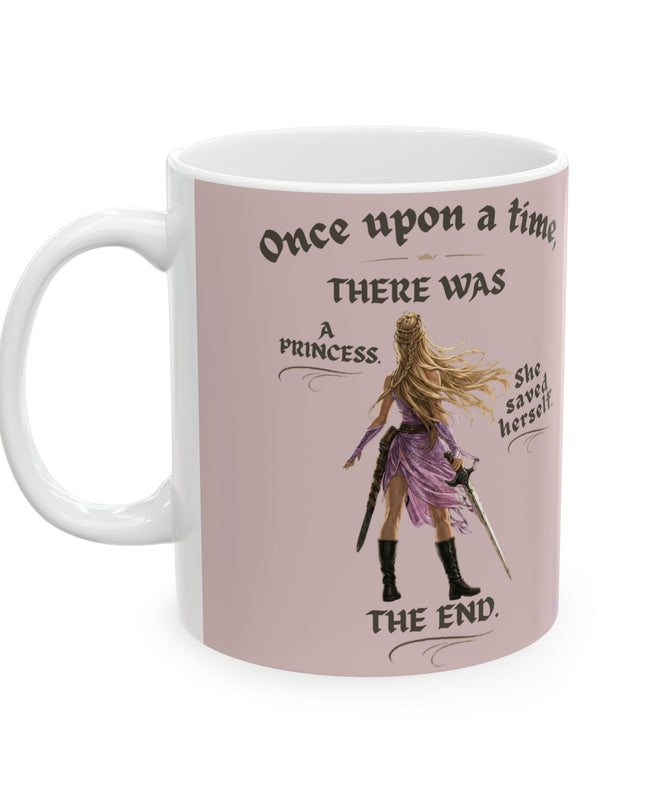 "She Saved Herself" Ceramic Mug, (11oz, 15oz)