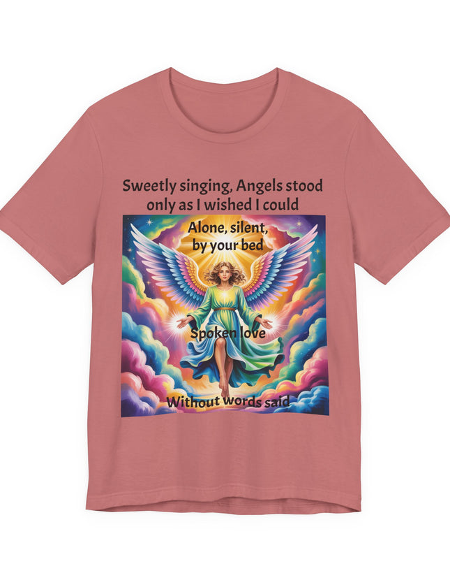 "Sweetly Singing, Angels Stood" Women's Soft Jersey Tee