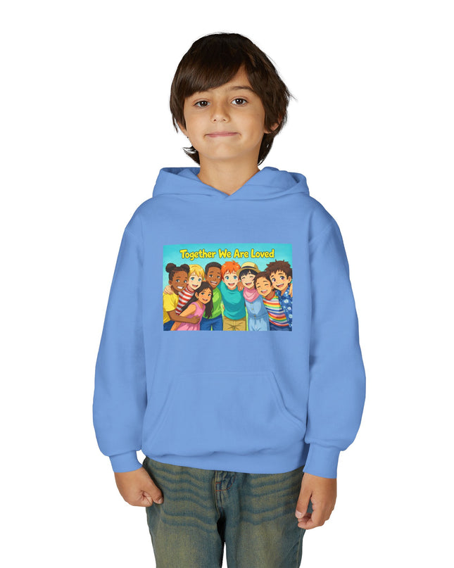 "Together We Are Loved" Youth Hooded Sweatshirt