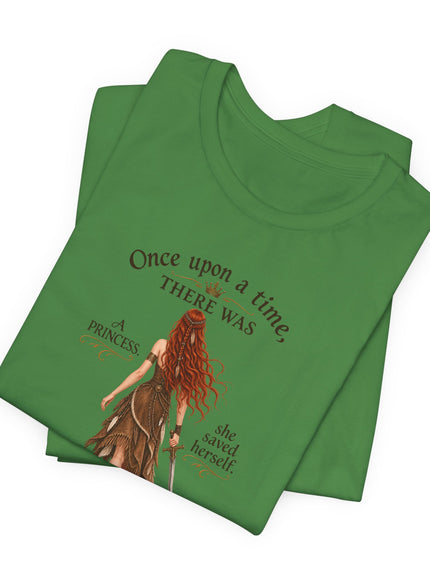 "She Saved Herself V5" Unisex Jersey Short Sleeve Tee