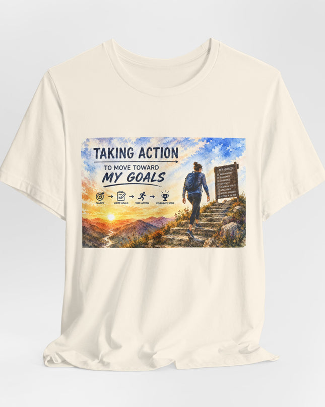 "Taking Action" Unisex Jersey Short Sleeve Tee