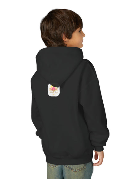 "My Mother Says I am Royalty" Youth Heavy Blend Hooded Sweatshirt