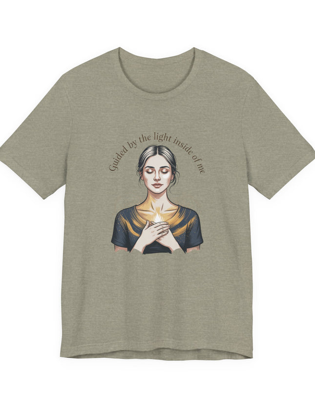 "Guided by the Light inside of Me" Unisex Jersey Short Sleeve Tee