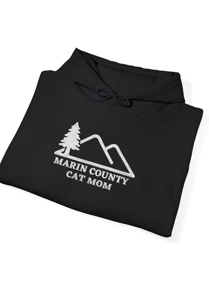 "Marin County Cat Mom" Unisex Heavy Blend Hooded Sweatshirt