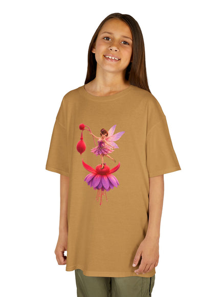 "Fuchsia Fairy" Kids Heavy Cotton Tee