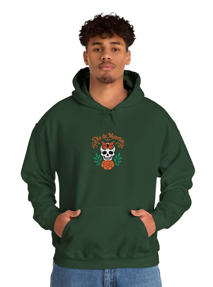 "Día de Muertos" Unisex Heavy Blend Hooded Embroidered Sweatshirt