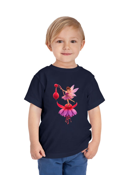 "Fuchsia Fairy" Toddler Short Sleeve Tee