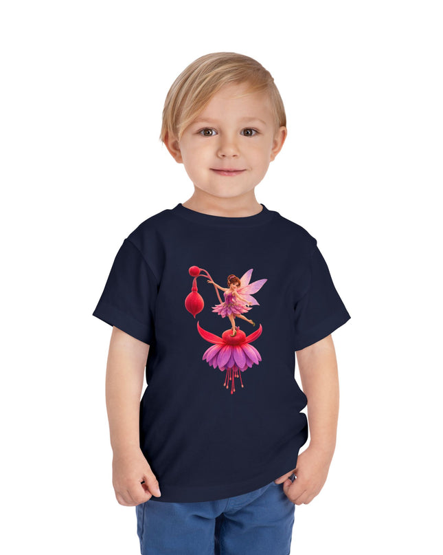 "Fuchsia Fairy" Toddler Short Sleeve Tee