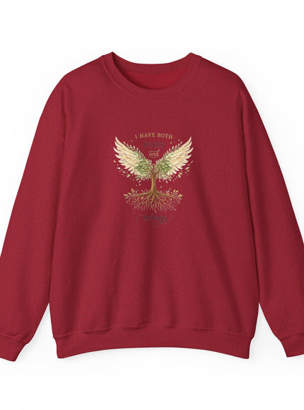 "I Have Both Roots and Wings" Unisex Adult Sweatshirt