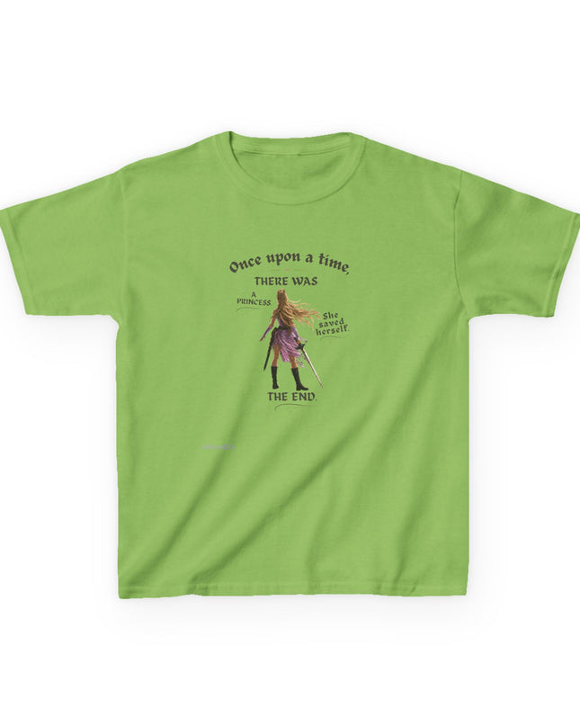 "She Saved Herself" Kids Heavy Cotton Tee