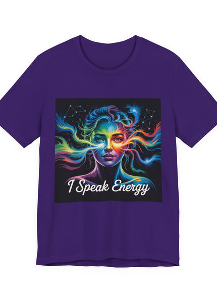 "I Speak Energy, (Energy for Success)" Men's and Women's Jersey Short Sleeve Tee