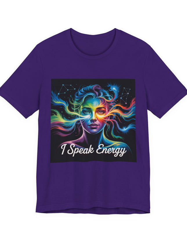 "I Speak Energy, (Energy for Success)" Men's and Women's Jersey Short Sleeve Tee