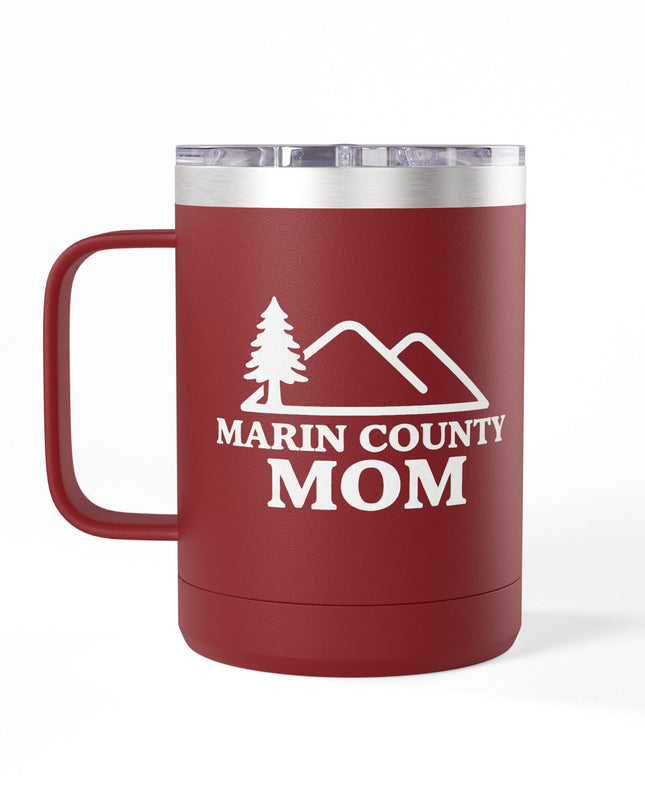 "Marin Country Mom" Coffee Mug Tumbler, 15oz