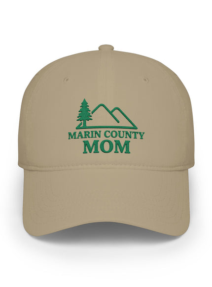 "Marin County Mom" Embroidered Low Profile Baseball Cap