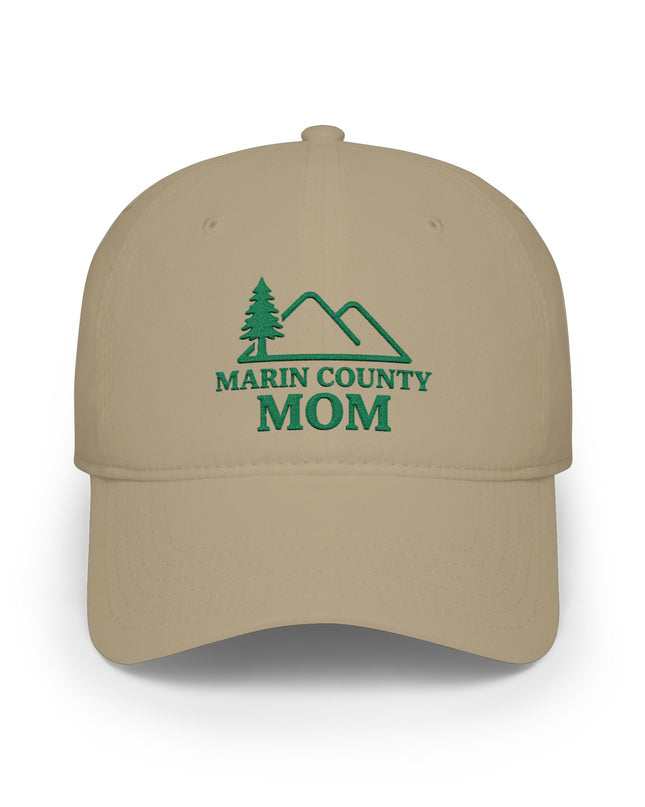 "Marin County Mom" Embroidered Low Profile Baseball Cap