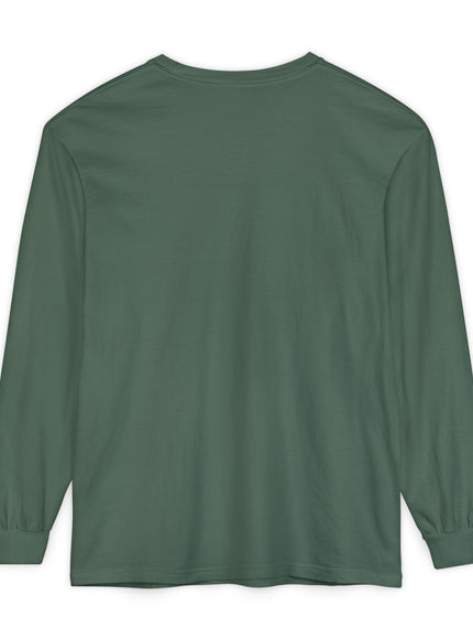 "Tides and Tall Trees" Unisex Garment-dyed Long Sleeve T-Shirt