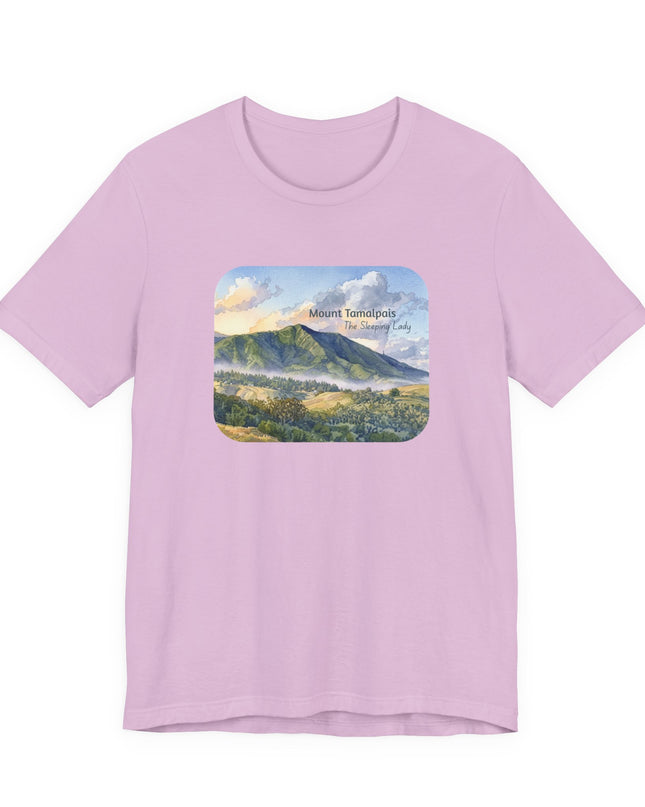 "Mount Tamalpais, the Sleeping Lady" Unisex Jersey Short Sleeve Tee