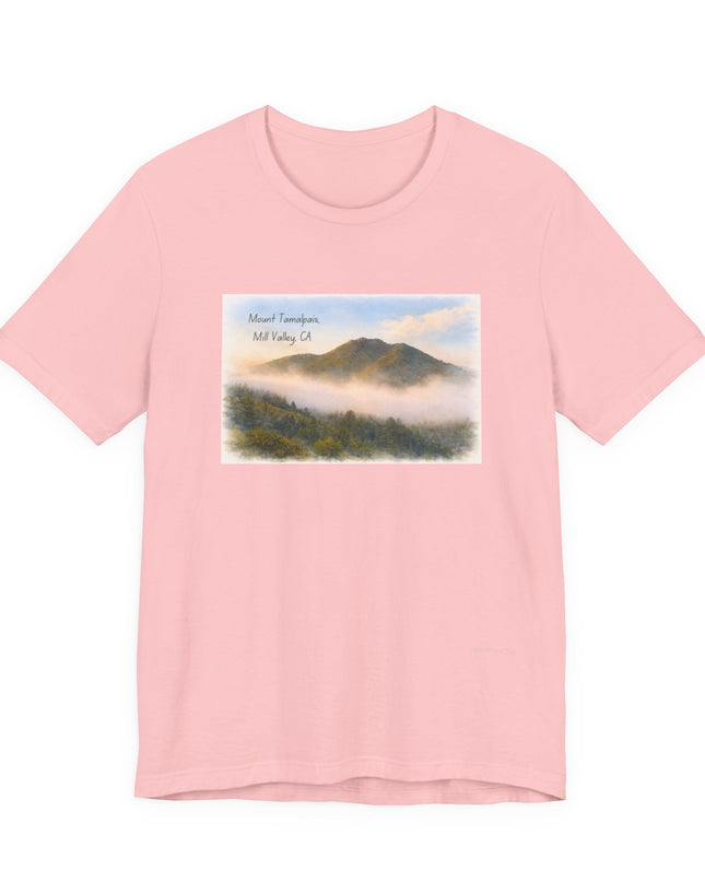 "Mount Tamalpais, Mill Valley, California" Unisex Jersey Short Sleeve Tee