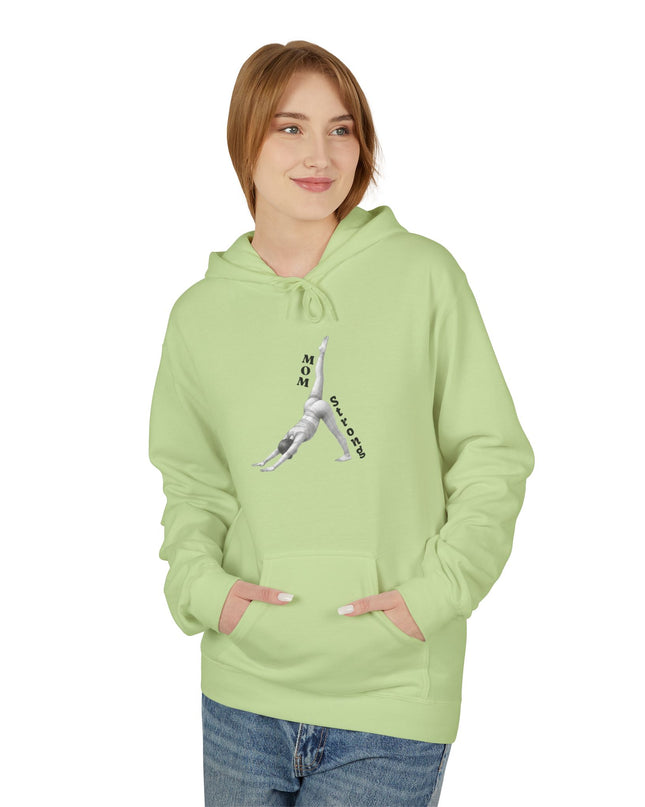 "Mom Strong Pilates" (Darker ink on both sides) Unisex Midweight Softstyle Fleece Hoodie