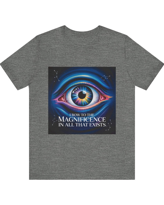 "I Bow to the Magnificence in all that Exists" Men's and Women's Jersey Short Sleeve Tee