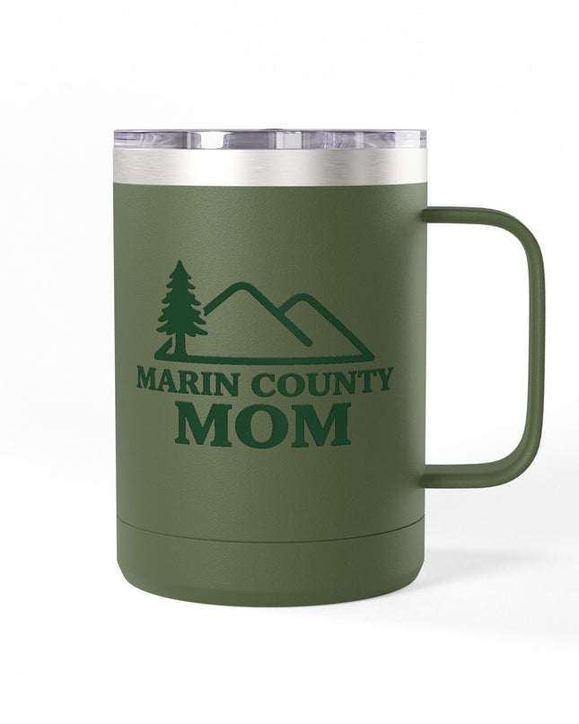 "Marin Country Mom" Coffee Mug Tumbler, 15oz
