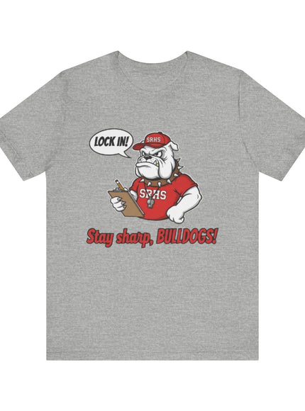 "Lock in, Stay Sharp" Unisex Jersey Short Sleeve Tee