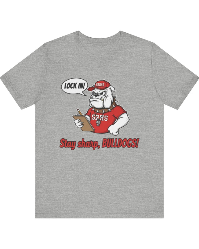 "Lock in, Stay Sharp" Unisex Jersey Short Sleeve Tee